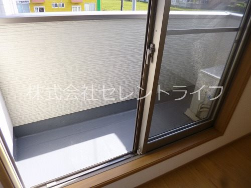 サンコートいしげのバルコニー