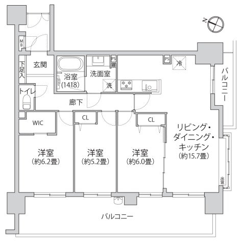 【間取り】 | カインドステージ横浜阪東橋
