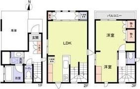 江東区石島貸家の間取り