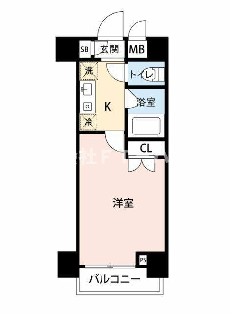 プライマル西船橋の間取り
