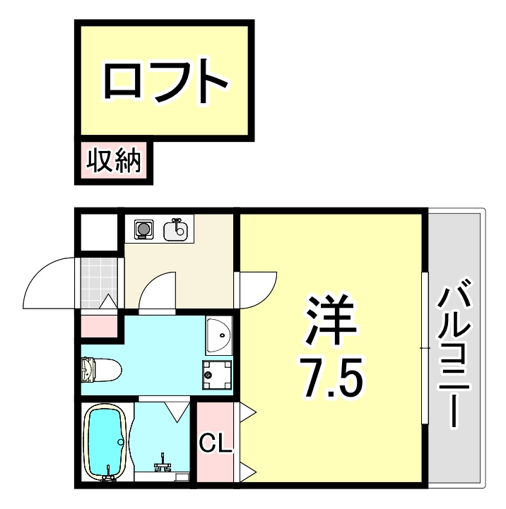O・Jフィールドの間取り
