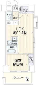 【間取り】 | 【リフォーム中】ダイアパレス舟入本町