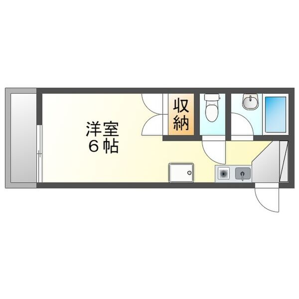 コーポラス村上の間取り