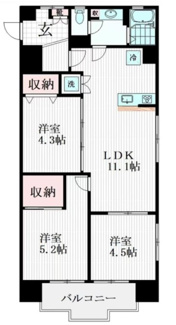 【間取り】 | リバーサイドマンション江戸川 | 間取りです。