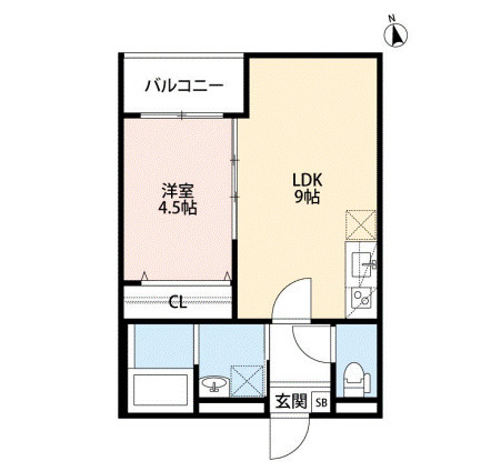 エストレヤ舞子の間取り