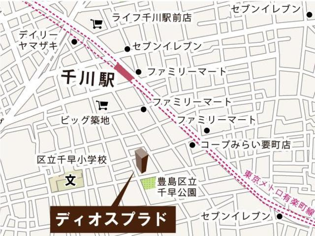 ディオスプラドの地図