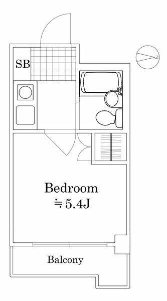 ハイシテイ横浜元町の間取り