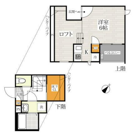 ＣＢ柏リアンの間取り