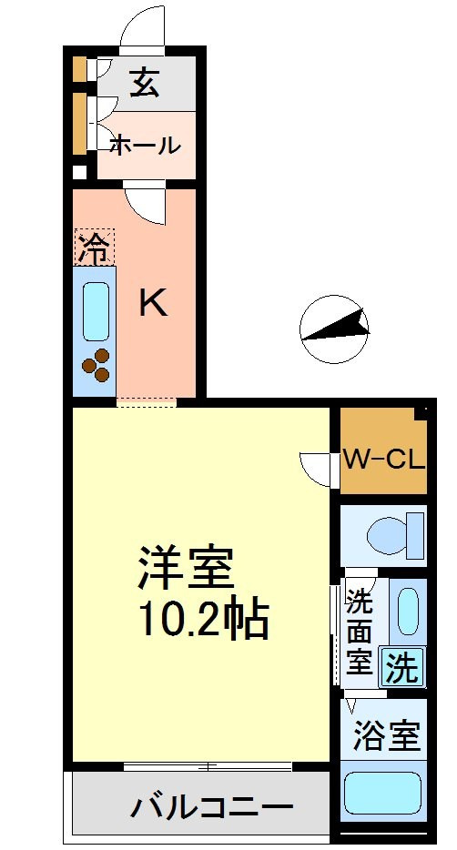 世田谷区桜丘２丁目の賃貸マンションの間取り