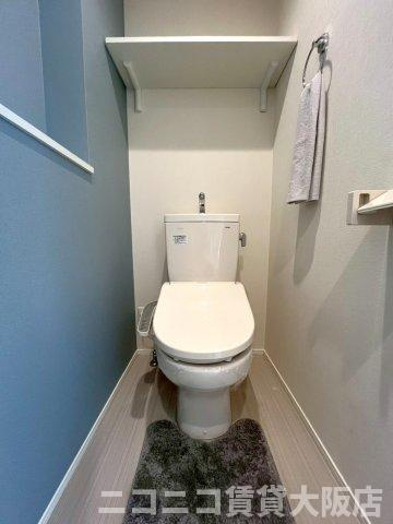 大阪市生野区新今里６丁目のアパートのトイレ|CG画像です。家具家電付きではありません