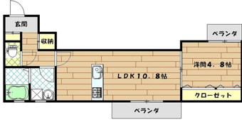 人気の1LDK！