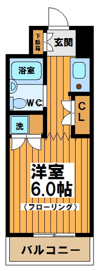【間取り】 | キャッスルマンション笹塚