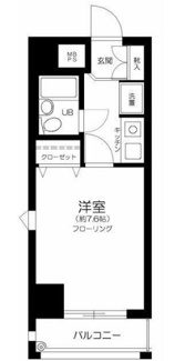 【間取り】 | ネオアージュ八丁堀 | 間取りです。
