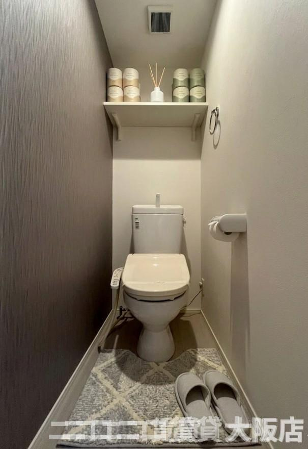 大阪市住吉区遠里小野６丁目のアパートのトイレ|CG画像です。家具家電付きではありません