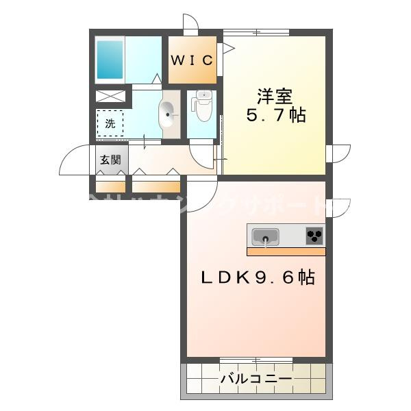 セジュール垂水ウェストの間取り