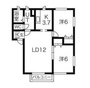 【間取り】 | エスポワール | 間取りです。