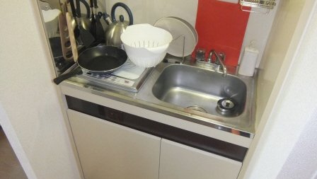 ドミール西船橋のキッチン|ＩＨコンロ付きです