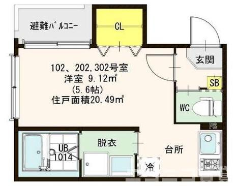 【間取り】 | ハーモニーテラス梅島Ⅲ