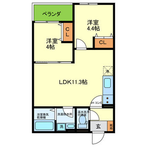 レジーナ本町の間取り