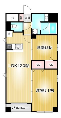 ポルタニグラ千代田|名古屋市の賃貸ならMy賃貸の間取り|ポルタニグラ千代田
