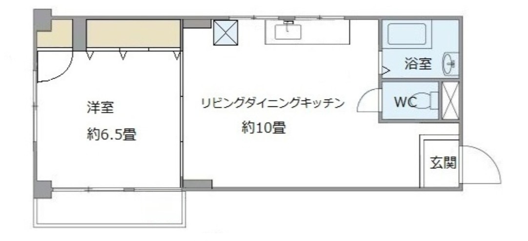 浅川コーポの間取り|間取りです。