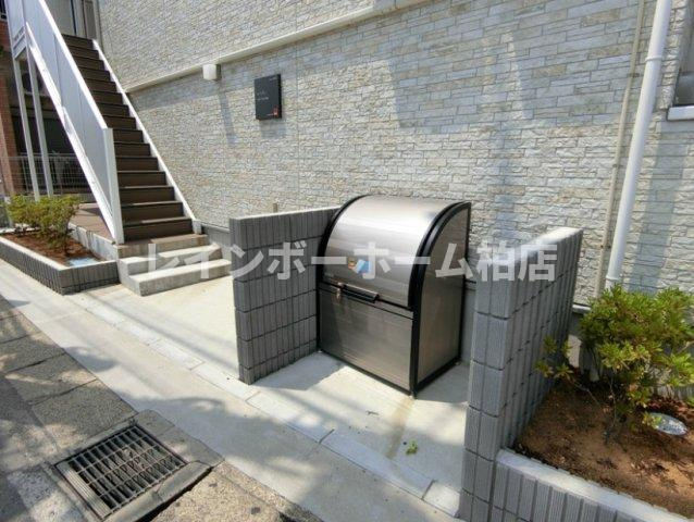 経済的な都市ガス☆二口コンロ☆のその他共用部分|敷地内ゴミ置き場です