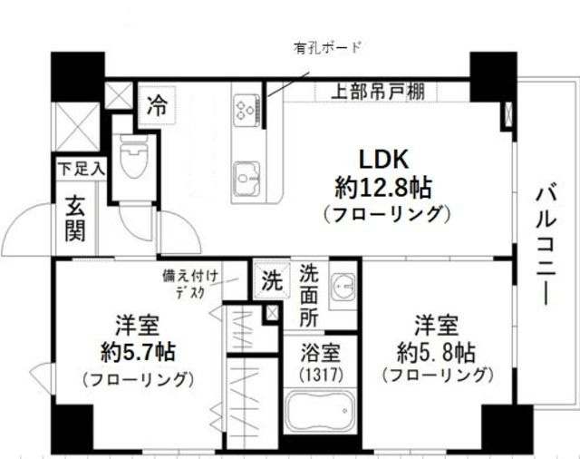 パークレーン川口の間取り|間取りです。