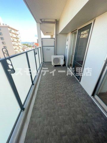 パンドノール住吉大社　東粉浜小学校区のバルコニー