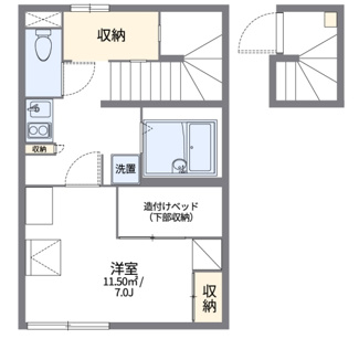 【間取り】 | クインスＡ