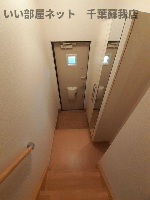 メルヴェ－ユⅠの玄関|明るい玄関です