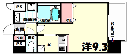【間取り】 | プライムレジデンス神戸県庁前