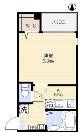 コワンドリュ北戸田の間取り