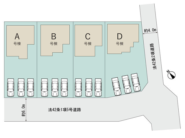 【区画図】 | 富士宮市小泉 新築建売 A号棟 | A号棟の区画図です