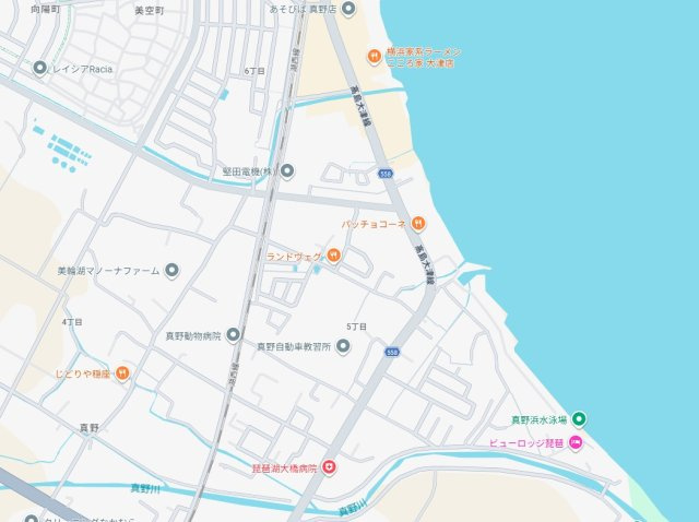★大津市真野　新築一戸建ての地図