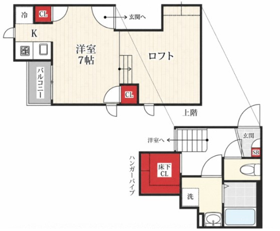 【仲介手数料：50％OFF】対象物件！の間取り