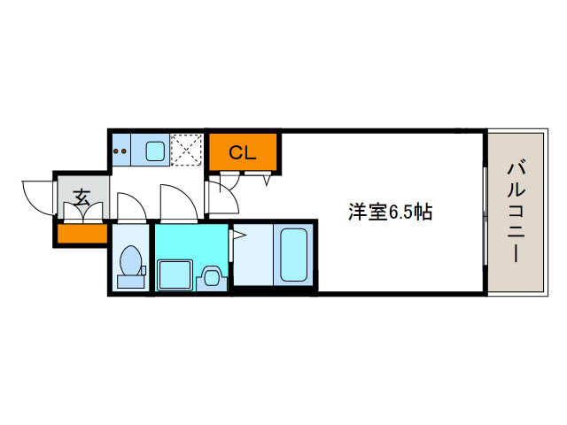 レジュールアッシュTAISHO LEGANTの間取り