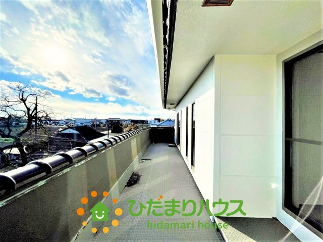 古河市東山田　中古一戸建てのバルコニー