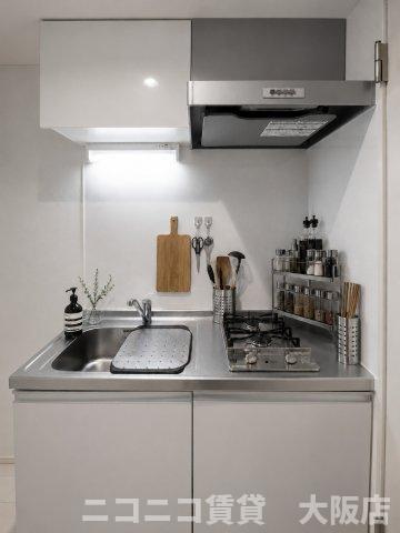 京都市伏見区深草五反田町のアパートのキッチン|CG画像です。家具家電付きではありません