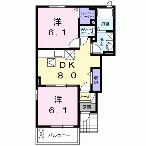 プチッタプチⅡの間取り