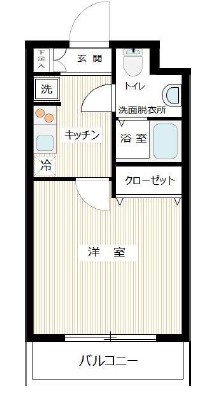 ファーストコート赤羽の間取り|間取りです。