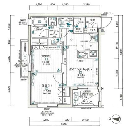 デュオステージ京成曳舟の間取り