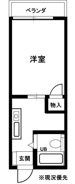 横浜市瀬谷区三ツ境のアパートの間取り