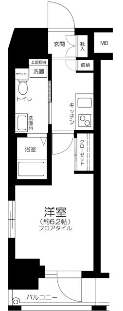コンシェリア・デュー池袋の間取り|間取りです。