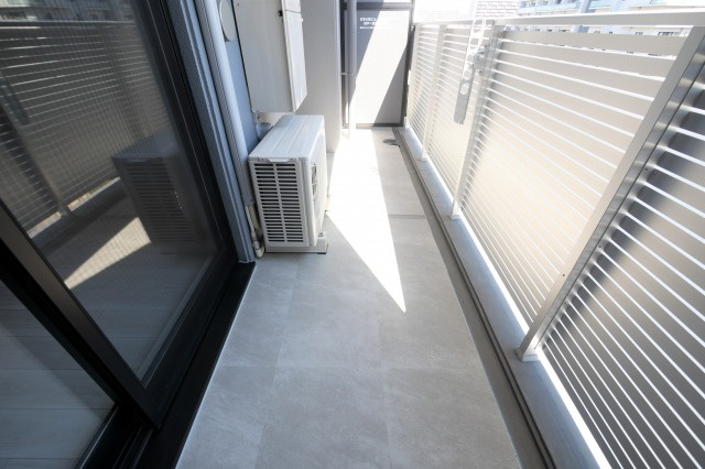 大阪市福島区海老江２丁目の賃貸マンションのバルコニー