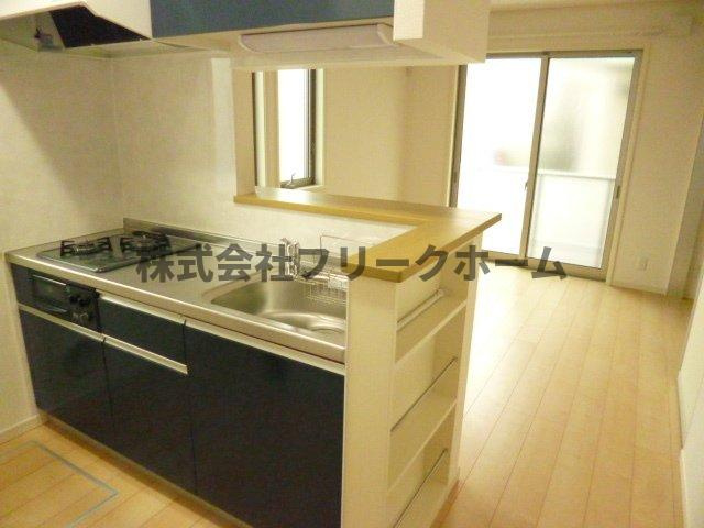 武蔵野市境南町１丁目のアパートのキッチン