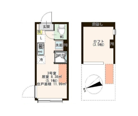 Lifestage Hiraiの間取り