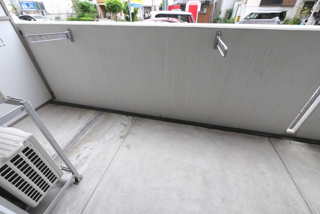 大阪市福島区海老江８丁目の賃貸マンションのバルコニー