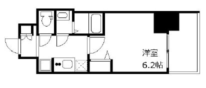 ファステート難波ラグジュの間取り