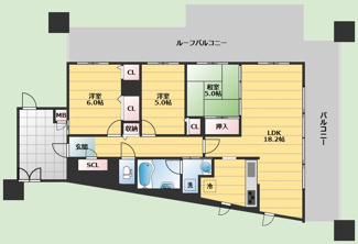 【間取り】 | グランファースト千里桃山台　9号棟
