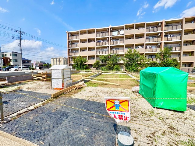 《仲介手数料半額》ふじみ野市大井2丁目　全5棟　4号棟の外観|全5棟で販売開始の新築住宅。東原小学校まで徒歩7分、ふじみ野駅を利用できる便利な立地です。浴室乾燥機に加え「幹太くん」も標準搭載。10月下旬完成予定です！